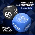 Soccer Training Equipment Dice Set - Footwork, Movement & Duration Exercise Dice for Skill, Coordination, Juggling Drills & Team Skills Development
