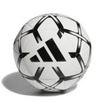 adidas Unisex Starlancer Club Soocer Ball, White/Black, 5