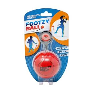 Blue Orange FootzyBall Free-Style Retractable Kickball - Kid or Adult Indoor and Outdoor All Season Active Play Workout Skill Toy. Recommended for Ages 7 & Up.