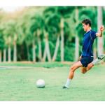 Soccer Jerseys Kids 7#10 Football Sports Fan for Boys Girls Youth Soccer Shirts and Shorts Stockings Set for 4-14 Years Red