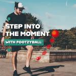 Blue Orange FootzyBall Free-Style Retractable Kickball - Kid or Adult Indoor and Outdoor All Season Active Play Workout Skill Toy. Recommended for Ages 7 & Up.