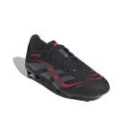 Adidas Unisex-Kids League Predator Firm Ground/Multi Ground Soccer, Black/Grey/Lucid Red, 4