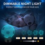 BASSI Soccer Gifts 3D Night Light,16 Colors Changing Touch/Remote Contro, Soccers 3D Illusion Lamp, Birthday Christmas Gifts for Boys Girls, Soccer Stuff Room Decor