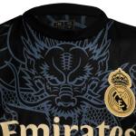 LeenBD Madrid #10 Mbappe Dragon Special Edition Kids Soccer Jersey Shirts Football Futbol Youth Sizes (Black/Gold,152)