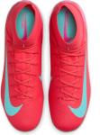 Nike Mercurial Superfly 10 Academy MG High-Top Soccer Cleats (FQ1456-800, Ember Glow/Aurora Green) Size 11