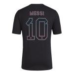 Adidas Mens Messi Generic Short Sleeve T-Shirt, Black, Large