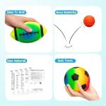 PlayZap 7-Piece Soft Ball Set for Toddlers & Kids - Includes 5” Playground Balls, Soccer, Football & Basketball - Great for Home, Yard, Pool, Classroom & Park for Boys & Girls