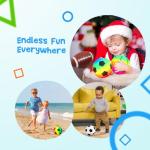 PlayZap 7-Piece Soft Ball Set for Toddlers & Kids - Includes 5” Playground Balls, Soccer, Football & Basketball - Great for Home, Yard, Pool, Classroom & Park for Boys & Girls