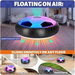 Officygnet 2 Pack Hover Soccer Ball Toys Gifts for 5, 6,7, 8-12 Year Old Boys, Indoor Boys Toys Age 6-8, Light-Up Soccer Ball Games for Kids 4-6, Ideal Christmas Birthday Sports Gifts for Kids