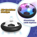 Officygnet 2 Pack Hover Soccer Ball Toys Gifts for 5, 6,7, 8-12 Year Old Boys, Indoor Boys Toys Age 6-8, Light-Up Soccer Ball Games for Kids 4-6, Ideal Christmas Birthday Sports Gifts for Kids