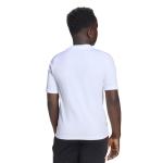 Adidas Unisex-Kids Messi Training Jersey, White/Semi Lucid Red, X-Large