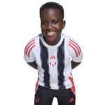 Adidas Unisex-Kids Messi Training Jersey, White/Semi Lucid Red, X-Large
