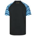 Umbro Men's 23/24 Guatemala National Team Pre Match Short Sleeve Soccer Jersey, Black/Blue, Medium