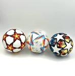 World Cup Quality Soccer Ball Size 5 Thermally Bonded Match Ball with Seamless Stitching- Official Match Weight- Long Lasting Professional High Grade PU Leather- Pelota de Futbol- USA