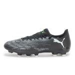 Puma, Men's, Future 8 Play Firm, Artificial Ground Soccer Cleats, Puma Black-Cool Light Gray-Fluo Green, 7.5