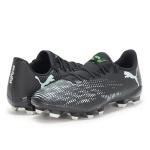 Puma, Men's, Future 8 Play Firm, Artificial Ground Soccer Cleats, Puma Black-Cool Light Gray-Fluo Green, 7.5