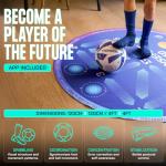 Sensemat 360 Soccer Training Mat | 360 Degree Design Non Slip Training Mat | Soccer Footwork Training | Strength & Coordination for All Ages & Levels | Improve Skills & Control with Professional Soccer Coach Program 50+ Exercise Videos