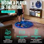 Sensemat 360 Soccer Training Mat | 360 Degree Design Non Slip Training Mat | Soccer Footwork Training | Strength & Coordination for All Ages & Levels | Improve Skills & Control with Professional Soccer Coach Program 50+ Exercise Videos