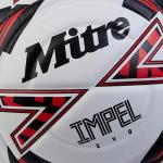 Mitre IMPEL Soccer Ball – Training Soccer Balls for Kids & Youth - Durable 6-Panel Construction - Soft-Touch Foam & Hyperflow Grooves - All-Weather Soccer Practice Equipment for Grass or Astroturf