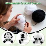 Funny Soccer Gifts for Boys Girls Men Women, Mini Soccer Ball Accessories Cool Stuff Things, Players Lovers Stuffed Plush Presents Christmas Ornament Stocking Stuffers Birthday Party Decorations Decor