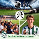 Funny Soccer Gifts for Boys Girls Men Women, Mini Soccer Ball Accessories Cool Stuff Things, Players Lovers Stuffed Plush Presents Christmas Ornament Stocking Stuffers Birthday Party Decorations Decor