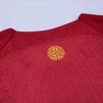 URAISEUS Boy's Soccer Jersey Kids Children's Sportswear Youth Football Uniforms with Socks and #7 Necklaces (12-13years/ szie28) Red/Green