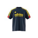 Adidas Men's House of Tiro Nations Pack T-Shirt, Collegiate Navy/Scarlet/Impact Yellow, Large