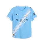 Manchester City FC Men’s 2025/26 Authentic Home Soccer Jersey - Slim Fit - Team Light Blue - Size: 3XL