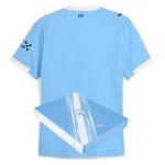 Manchester City FC Men’s 2025/26 Authentic Home Soccer Jersey - Slim Fit - Team Light Blue - Size: 3XL