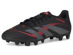 Adidas Unisex Club Firm Ground/Multi Ground Soccer, Black/Grey/Lucid Red, 10