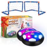 Hover Soccer Ball - Indoor Soccer Ball, Indoor Flying Toy Games (2 Floating Disk + 2 Goals) Boy Birthday Gifts, Indoor Silent Game | 4 in 1 Pack