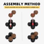 KADELE Soccer Building Block Set, Adults challenging STEM Block Decorations, Miniature 3D Educational Toys for Ages 14 15 16 and Above, (437 Pieces)