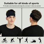 Men's 5-Pack Moisture-Wicking Workout Headbands