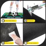 Soccer Training Mat With Technique Video Soccer Training Equipment Includes Football Trainer And Grip Socks Soccer Gifts Improve Coordination Anti-Slip Silent Absorption Mat For Footwork Training