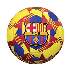 Icon Sports Officially Licensed FC Barcelona Soccer Ball - FCB90BL Yellow Size 5