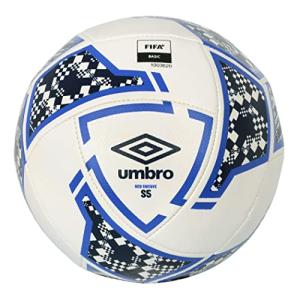 Umbro Neo Swerve Soccer Ball, White/Black/Blue, Size 5
