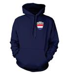 Haase Unlimited Netherlands Football Jersey - Dutch National Soccer Unisex Hoodie Sweatshirt (Navy, Large)