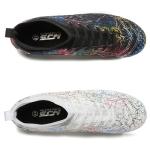 MIGPOGZAI Men's Soccer Shoes High-Top Soccer Cleats Outdoor Breathable Athletic Professional Spikes Youth Boys Football Shoes Unisex