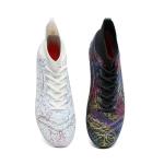 MIGPOGZAI Men's Soccer Shoes High-Top Soccer Cleats Outdoor Breathable Athletic Professional Spikes Youth Boys Football Shoes Unisex