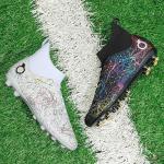 MIGPOGZAI Men's Soccer Shoes High-Top Soccer Cleats Outdoor Breathable Athletic Professional Spikes Youth Boys Football Shoes Unisex