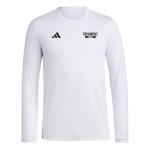 Adidas Mens Columbus Crew Pre-Game Long Sleeve Soccer T-Shirt,White/Columbus Crew,Large
