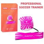 Surpop Soccer/Volleyball/Rugby Trainer, Football Kick Throw Solo Practice Training Aid Control Skills Adjustable Waist Belt for Kids Adults (Pink)