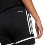 Adidas Girls Squadra 25 Soccer Shorts, Black/Black/White, Medium