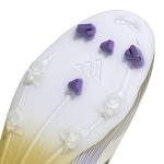 Adidas Unisex-Adult F50 League Firm Ground, White/Black/Gold Metallic, 6