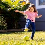 Nerf Mini Foam Sports Ball Set - Foam Football, Soccer Ball + Basketball Set Soft Sports Toy for Kids - Multicolor