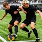 NEOGOAT Soccer Ball Size 5 for Youth Adult, Water-Resistant PU Leather with Hidden Seams Official Size 5 in&Outdoor Soccer Balls for Game and Training(Deflated)