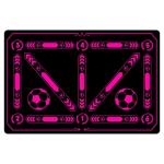 Girls Soccer Training Mat Pink, Soccer Footstep Practicing Soccer Skills Training Equipment with Storage Bag