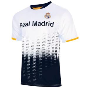 Real Madrid Offically Licensed Jersey - Adult Soccer Game Day Jersey Inspired Shirt | Frequency, White, X-Large