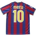 ORGBRAIN Barcelona Home Leo #10 Vintage 2009/2010 Limited Edition Soccer Kids Jersey Shorts Socks Set Youth Sizes (Blue, 30)