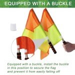 Soccer Referee Kit with Flags, Cards, Whistles